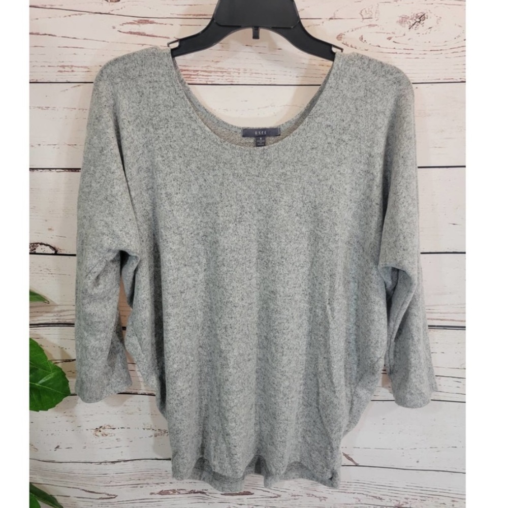 🆕 Anthropologie Gyft Soft & Cozy Hacci Knit Top with Dolman Sleeves, Size M - Picture 8 of 16